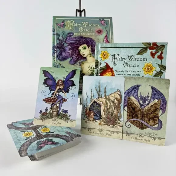 Fairy Wisdom Oracle Deck & Book Set Amy Brown U.S. Games Systems - Picture 1 of 7